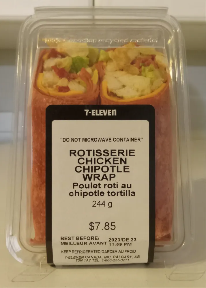 Rotisserie Chicken Chipotle Wrap