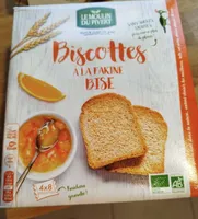 Biscottes à la farine bise