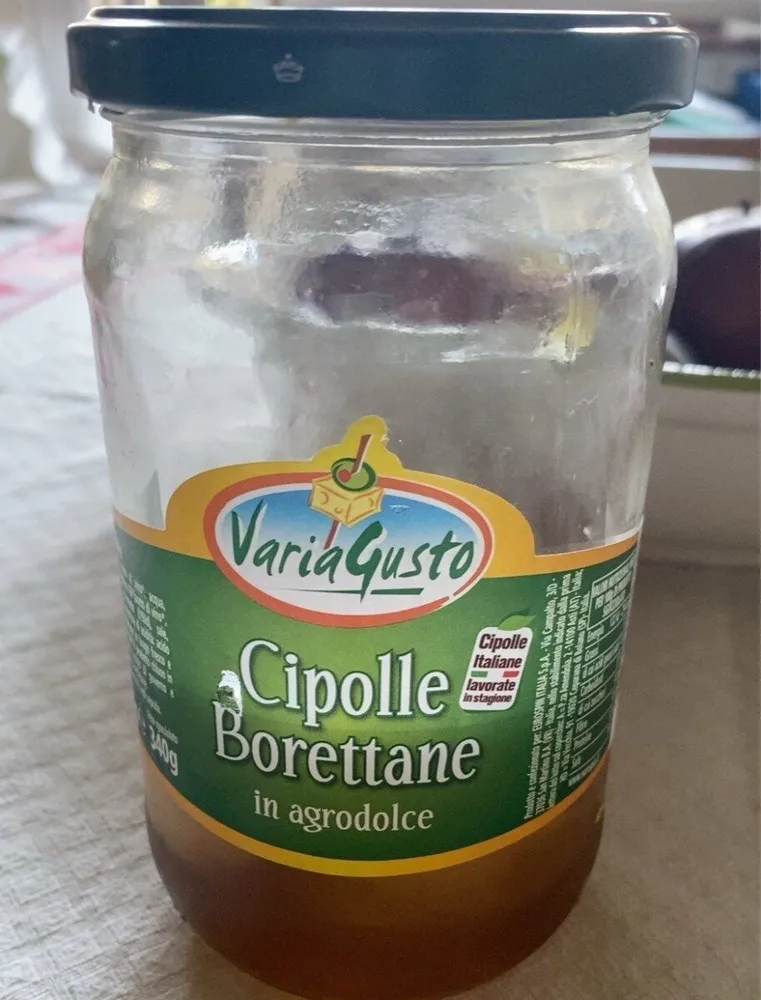 Cipolle Borrtanein agrodolce