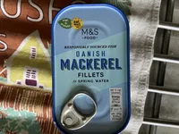Danish Mackerel Fillets in Spring Water