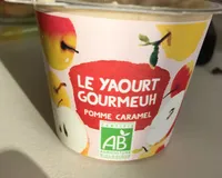 Le yaourt gourmeuh pomme caramel