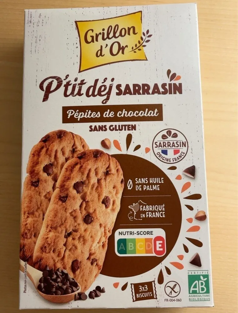 P’tit déj sarrasin (pépites de chocolat)