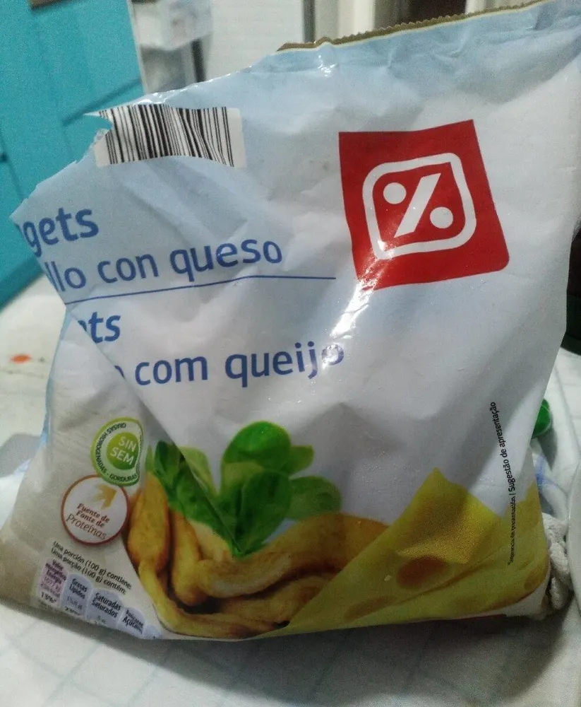 Nuggets con queso
