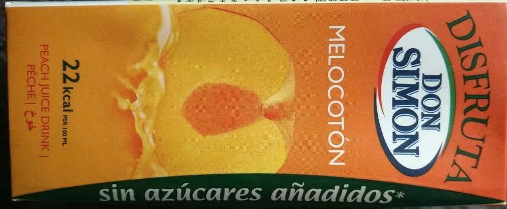 Zumo de melocotón