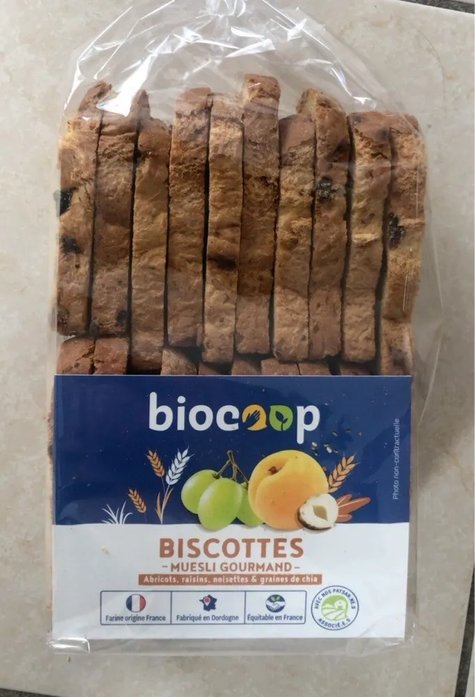 Biscottes muesli gourmand