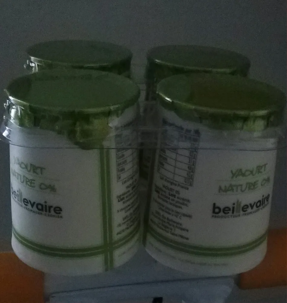 Yaourt nature 0 % Beillevaire