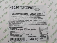 Hähnchenschnitzel "Cordin bleu Art"