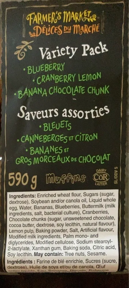 Muffins assortis