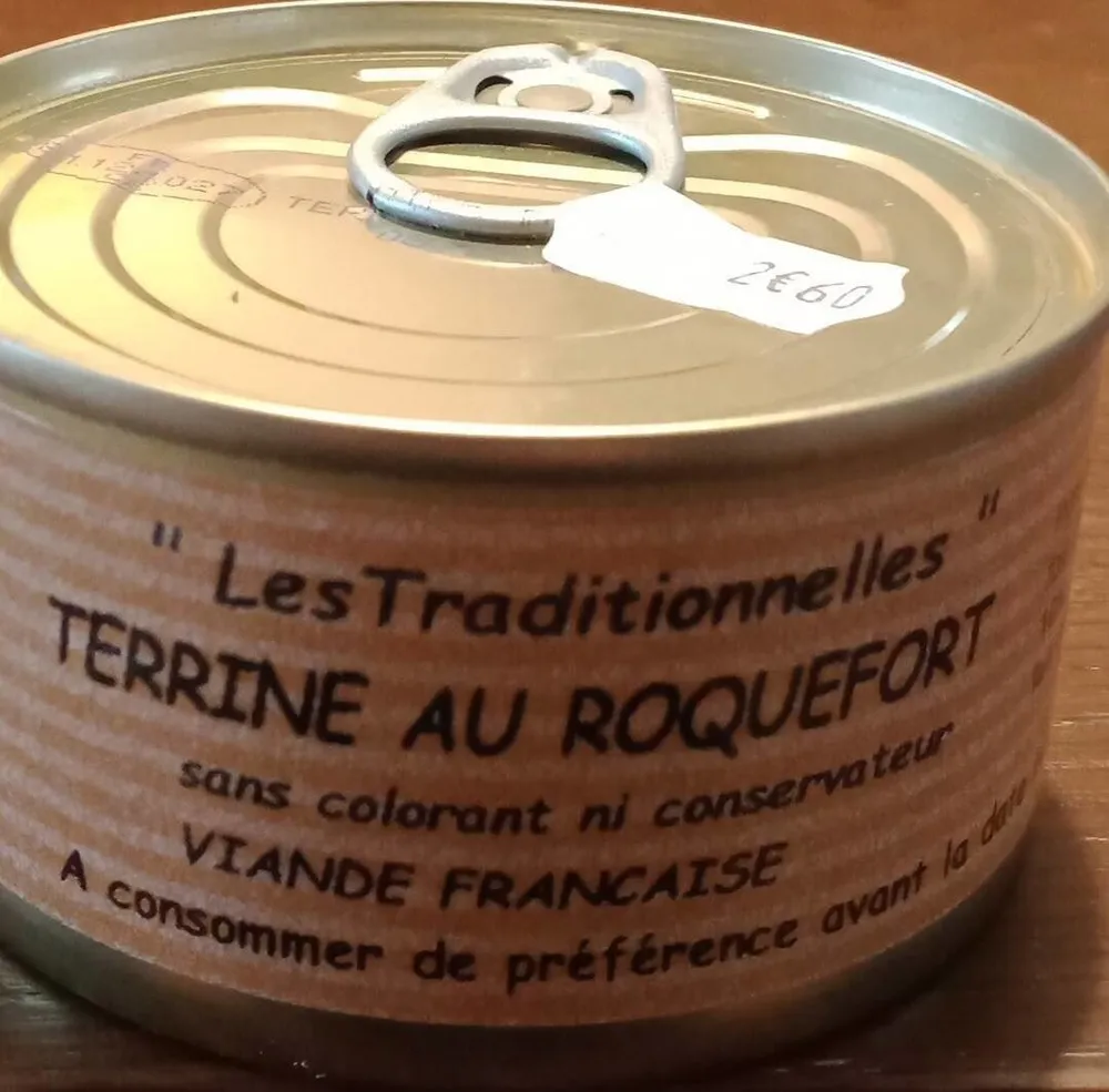 Les traditionnelles Terrine au roquefort