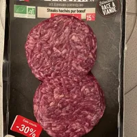 Steaks hachés pur bœuf