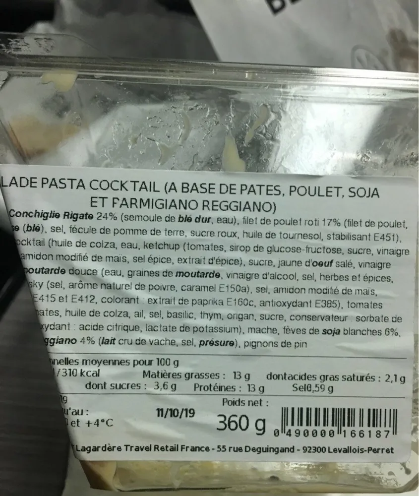 Salade pasta cocktail
