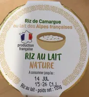 Riz au lait nature