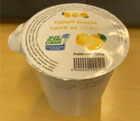Yaourt brassé au citron