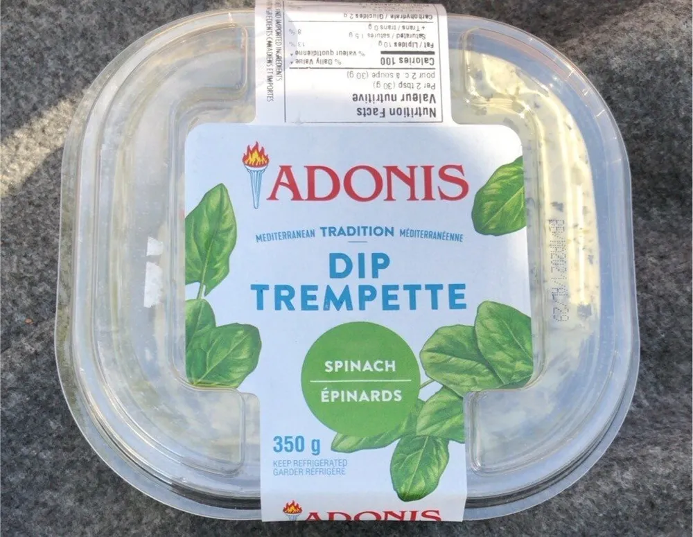 Trempette epinard