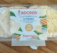 6 pizza adonis