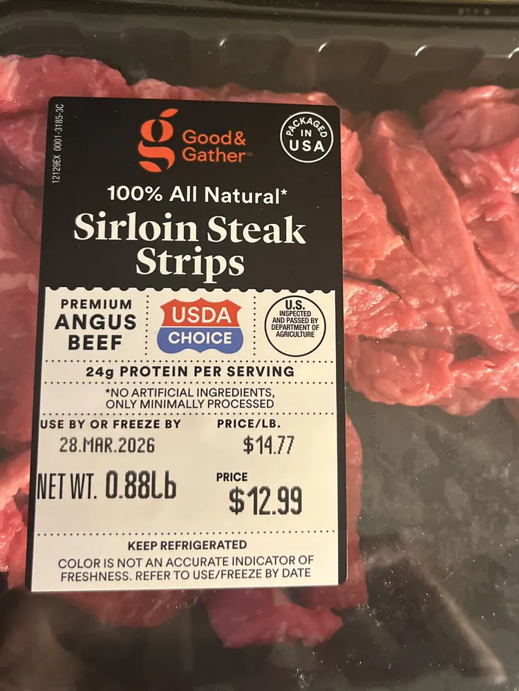 Sirloin Steak Strips