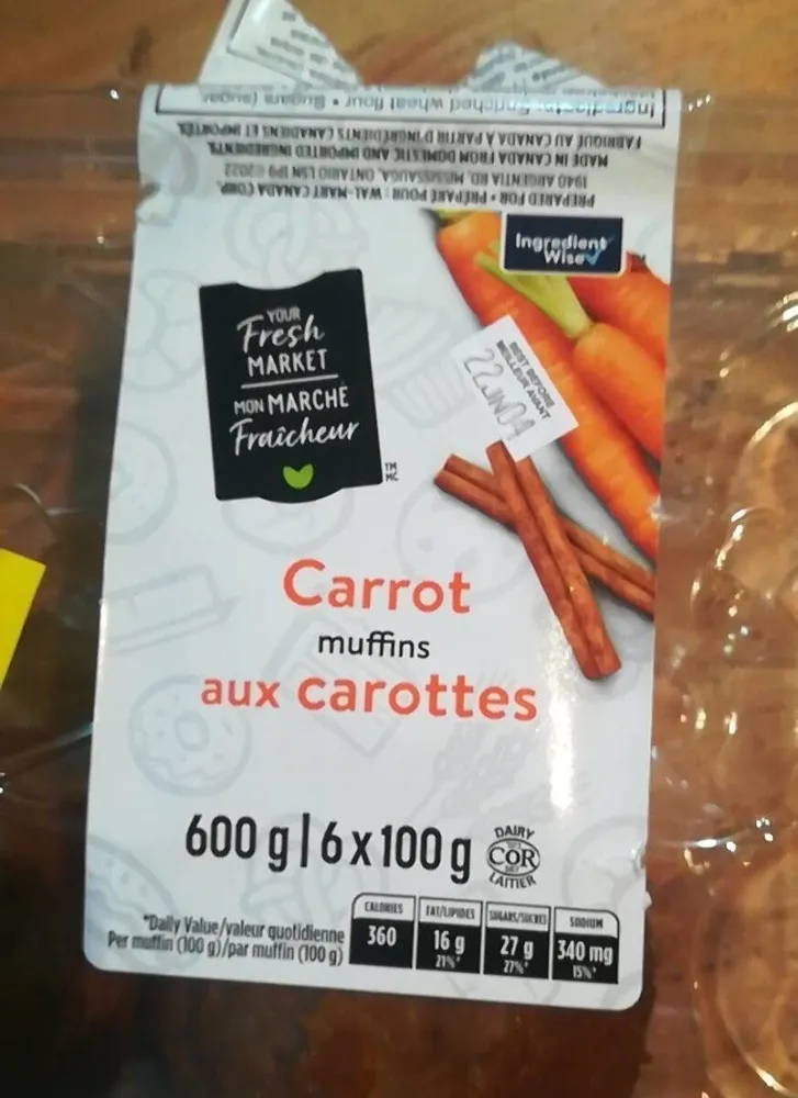 Carrot muffins