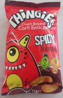 oven baked corn snaks spicy flavour
