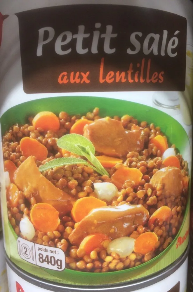 Petit salé aux lentilles