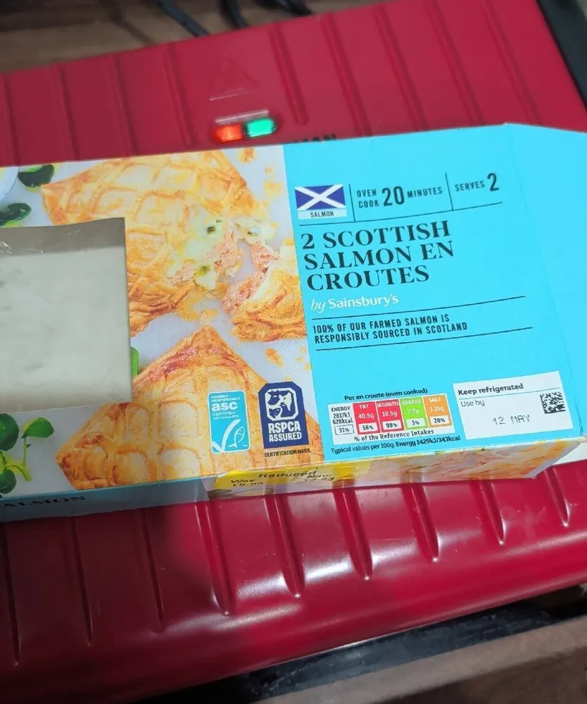 Scottish Salmon En Croutes
