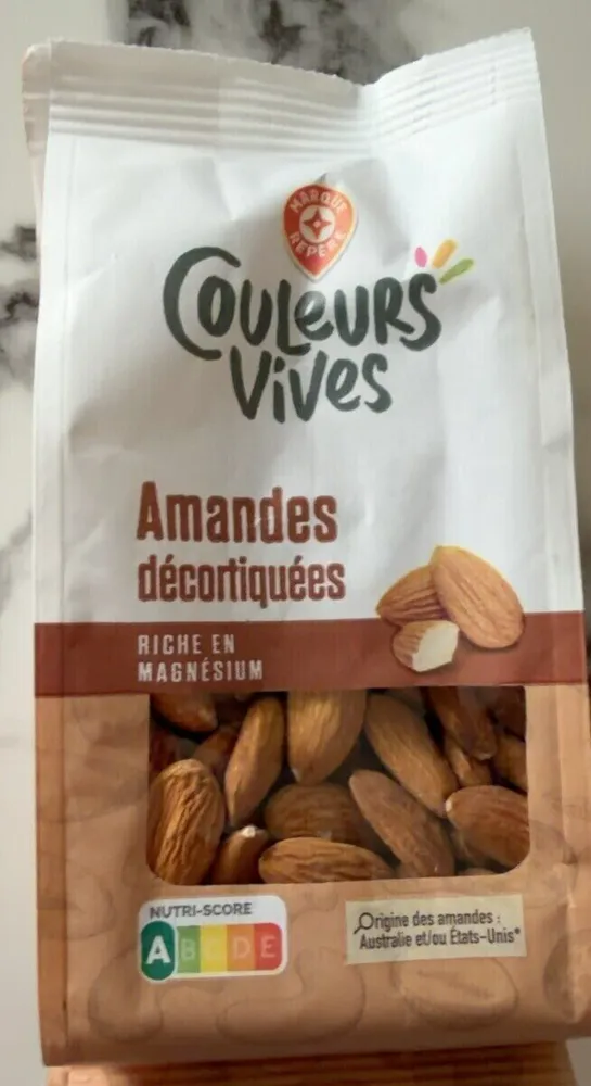 Amandes décortiquées