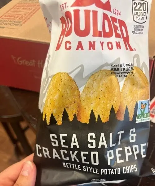 Sea salt and cracked pepper