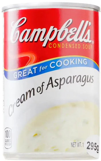 Sopa Concentrada Creme De Aspargo Campbells Lata 295g