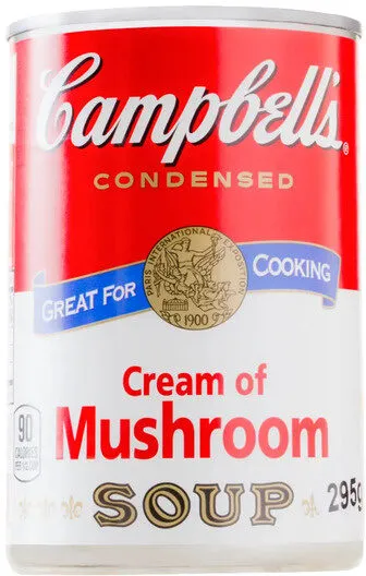 Sopa Concentrada Creme De Cogumelo Campbells Lata 295g
