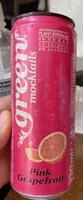 Green mocktail pink grapefruit