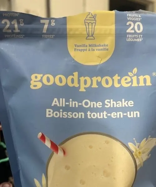 Boisson tout-en-un frappé à la vanille