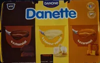 Crème dessert (4 x chocolat, 4 x saveur vanille, 4 x caramel)