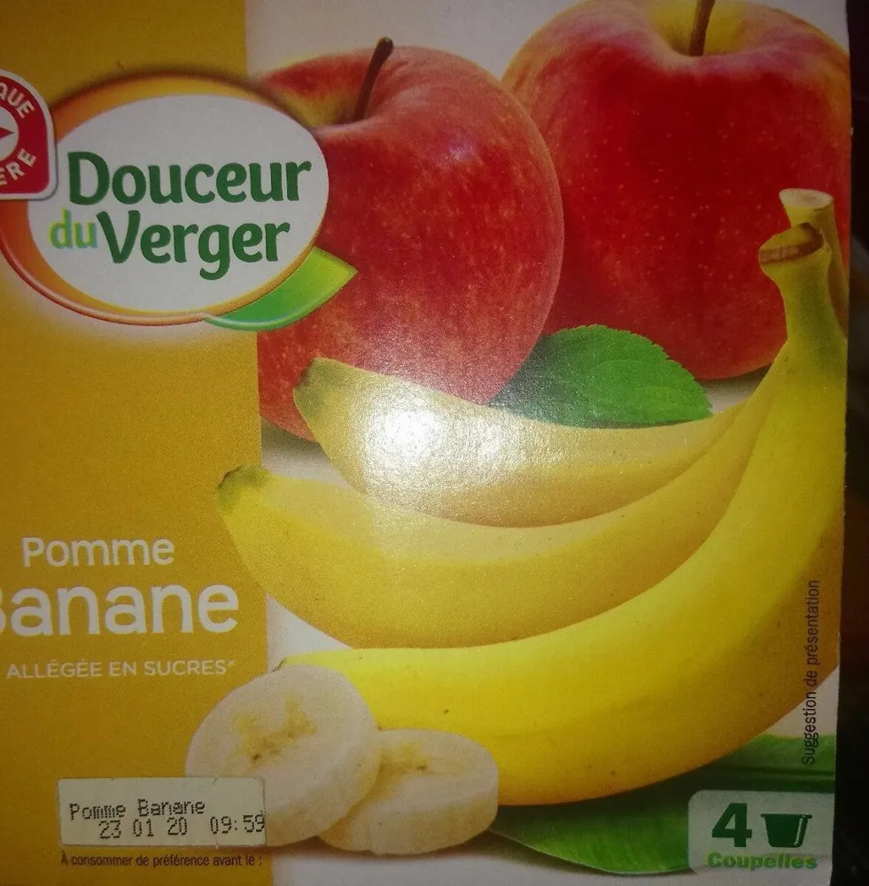 Compote pomme banane