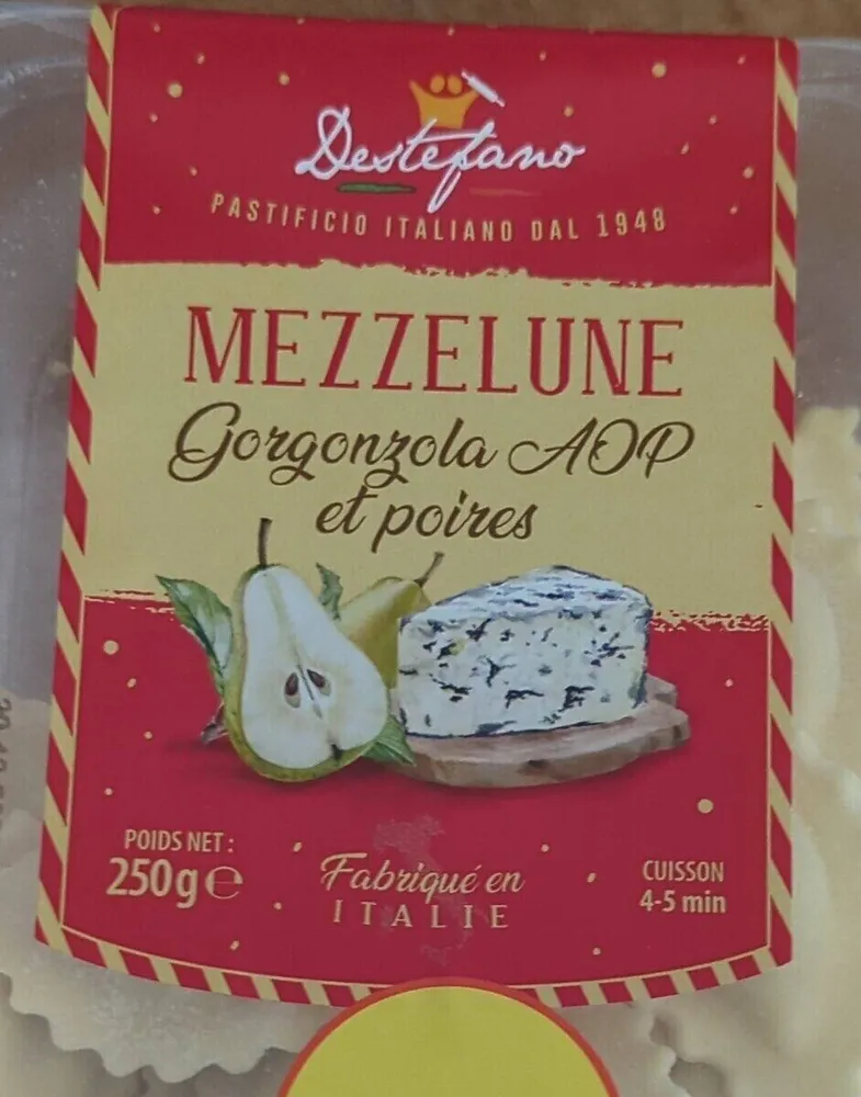 Mezzelune gorgonzola Aop et poires