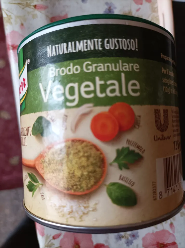 Brodo granulare vegetale