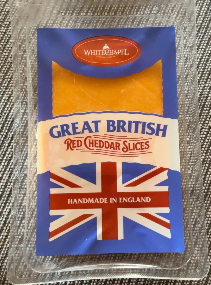 Great british Red cheddar slices