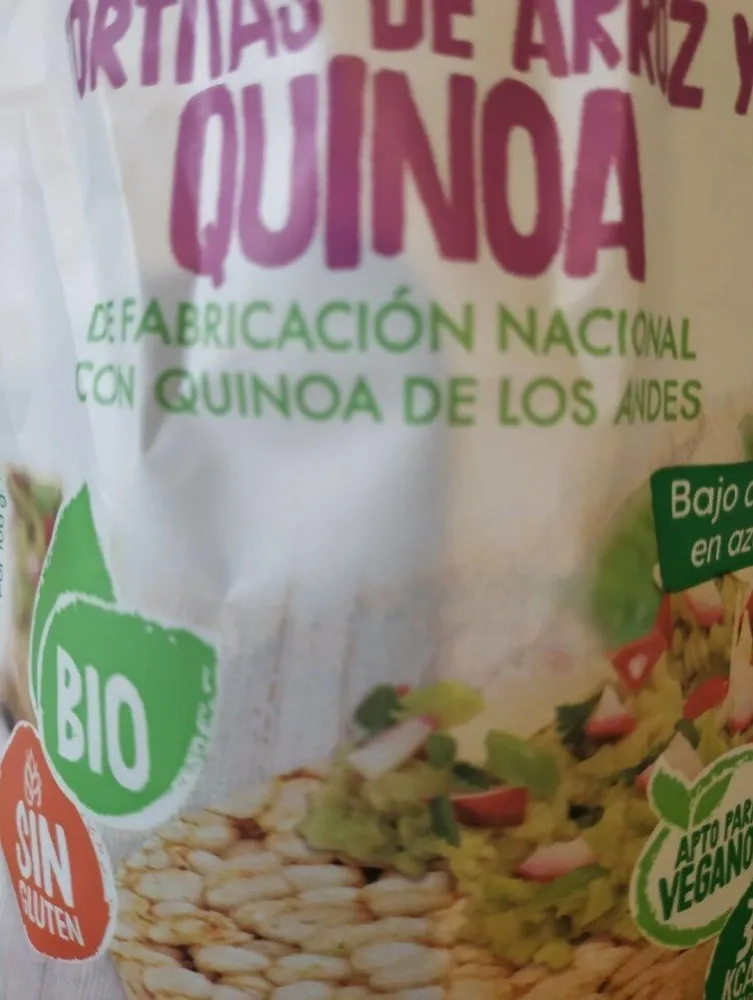 tortitas de arroz y quinoa