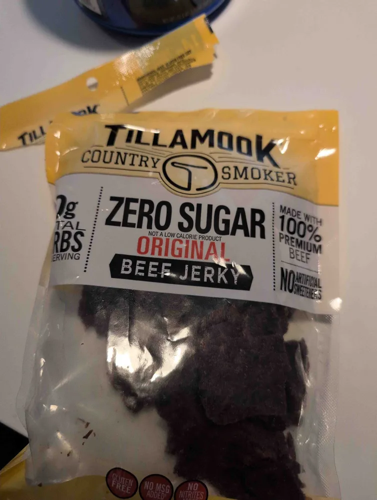 Zero sugar beef jerky