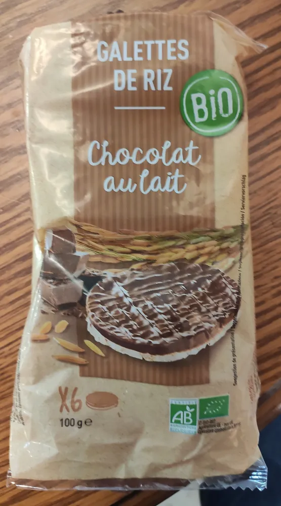 Galette de riz - Chocolat au lait