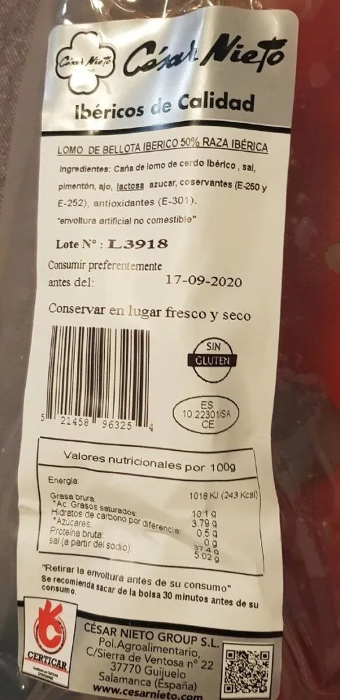 Lomo de bellota