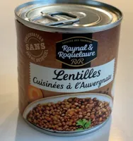 Lentilles cuisinées a l’auvergnate