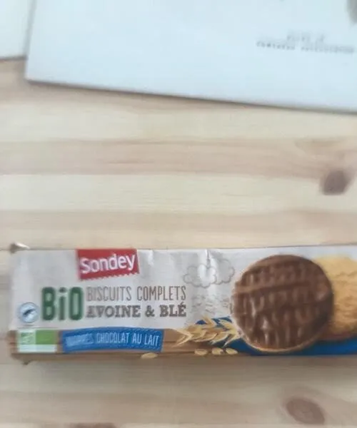 Biscuits complets avoine et blé chocolat lait
