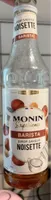 Sirop saveur noisette