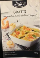 Gratin aux gambas & noix de Saint-Jacques