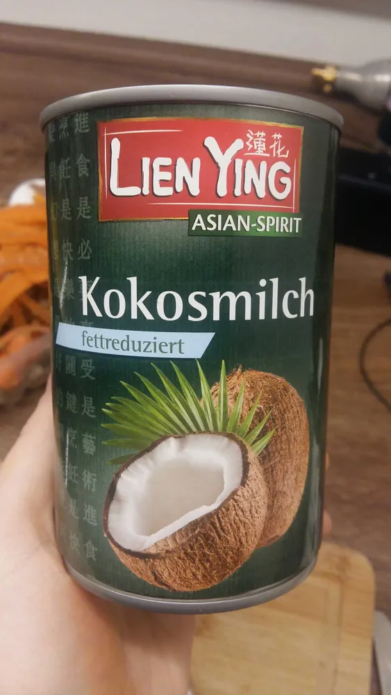Kokosmilch fettreduziert