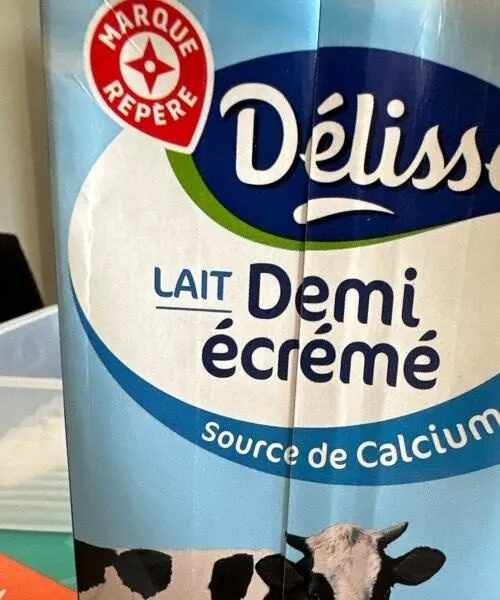 Lait demi écrémé