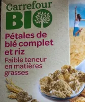 Pétales de blé complet et riz