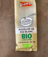 Nouille de riz blanc