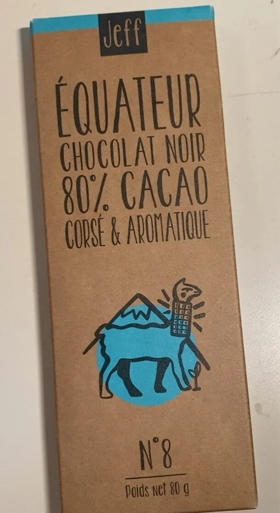 Chicolat noir 80%