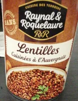 Lentilles cuisinées à l'auvergnate