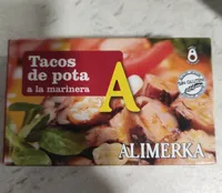 Tacos de pota a la marinera